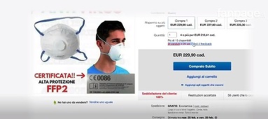 Coronavirus în Italia: Măşti şi dezinfectanţi la preţuri exorbitante pe internet. Procuratura deschide o anchetă 