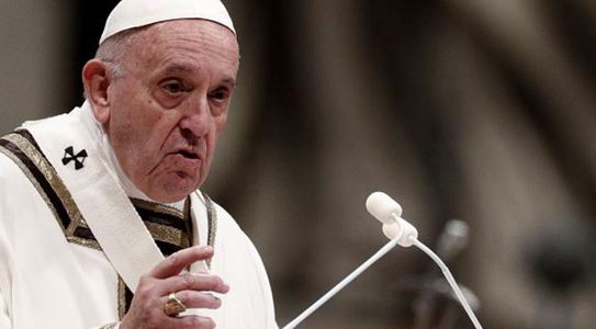 Papa Francisc, prima apariţie publică după patru zile