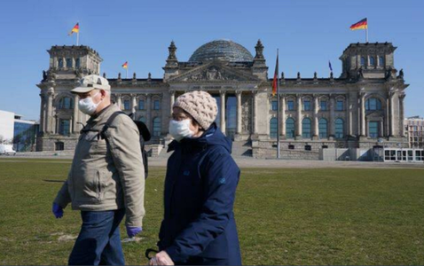 Bilanţul covid-19 în Germania creşte cu 173 de morţi şi 3.834 de contaminări la 1.607 de decese şi 99.225 de cazuri - o uşoară creştere după patru zile de scădere