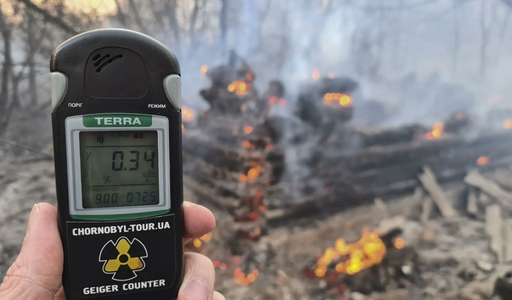 Incendii de pădure în jurul Centralei Nucleare de la Cernobîl nu au condus la o creştere a nivelului radiaţiei la Kiev sau în zona de excludere, dau asigurări autorităţile ucrainene