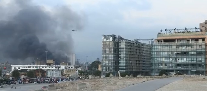 Beirut: O deflagraţie puternică a zguduit capitala libaneză. Zeci de răniţi - VIDEO