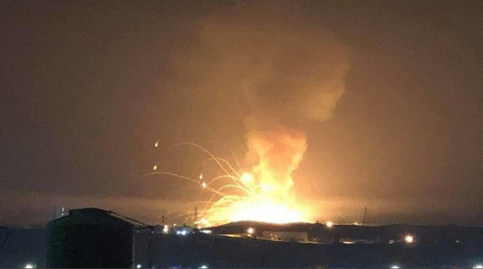 Explozie uriaşă în Iordania, într-un depozit de armament, urmată de un incendiu, fără victime