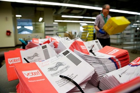 Poşta americană a livrat de la începutul lui septembrie peste 100 de milioane de buletine de vot, goale sau completate