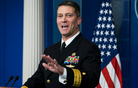 ALEGERI ÎN SUA - Fostul medic militar al lui Trump, amiralul Ronny Jackson, supranumit ”Candy Man”, ales reprezentant al Texasului în Congres - proiecţii