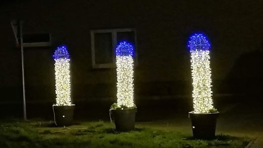 Lumini de Crăciun în formă de penis în oraşul belgian Oudenburg. Primarul îşi cere scuze şi dă vina pe bugetul limitat