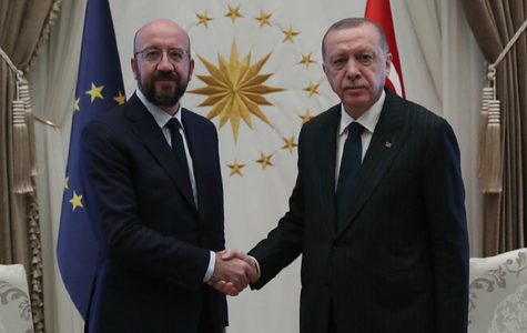 Erdogan îi spune lui Michel că vrea să scoată Turcia din ”cercul vicios” al relaţiilor cu UE