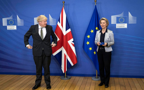 Discuţii la telefon între Boris Johnson şi Ursula von der Leyen despre Brexit şi covid-19