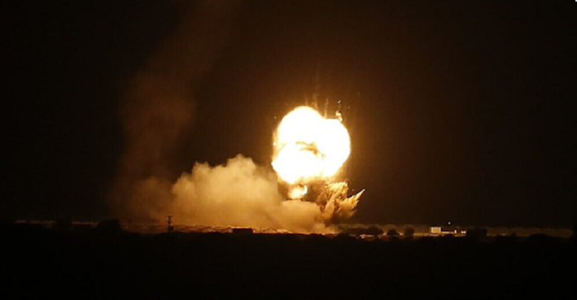 Israelul efectuează trei atacuri aeriene în Fâşia Gaza de Crăciun, în urma tirului a două rachete, interceptate de sistemul de apărare antiaeriană Iron Dome
