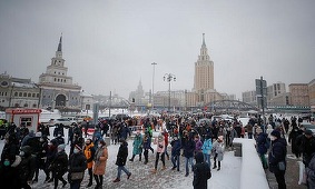 Peste 4.000 de arestări în Rusia, la manifestaţii în susţinerea lui Navalnîi