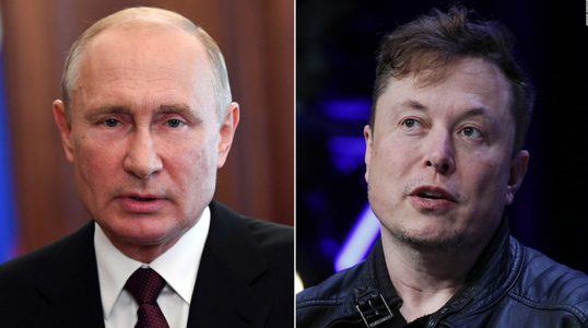 Kremlinul se declară ”interesat” de o discuţie pe reţeaua de socializare Clubhouse între Elon Musk şi Vladimir Putin, propusă de cel mai bogat om din lume