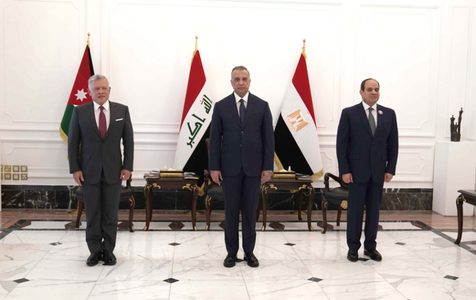 Summit tripartit irakiano-egipteano-iordanian la Bagdad, între Abdallah al II-lea, Abdel Fattah al-Sisi şi lideri irakieni
