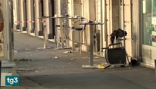 Cel puţin 8 persoane au fost rănite şi două arestate în urma unui schimb de focuri în centrul oraşului Trieste 
