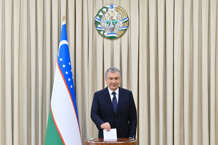 Şavkat Mirzioiev, reales cu 80% din voturile exprimate preşedinte al Uzbekistanului
