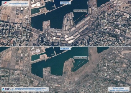 Rusia predă Libanului imagini satelitare de dinainte şi de după explozia din portul Beirut, cu speranţa să ajute ancheta