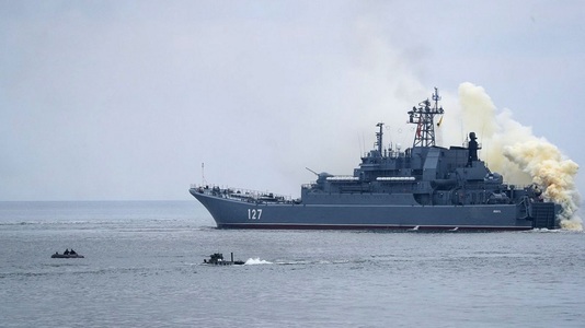 Rusia va muta exerciţiile navale din apele internaţionale din Marea Irlandei, săptămâna viitoare