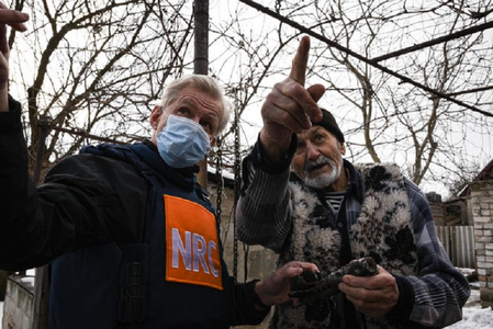 Ucraina riscă o deplasare ”masivă” de populaţie, trage un semnal de alarmă Consiliul Norvegian pentru Refugiaţi; până la două milioane de locuitori din zona liniei frontului, în Donbas, riscă să fie deplasate în cazul reizbucnirii războiului