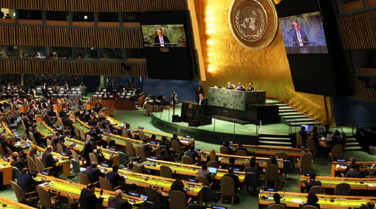 141 de ţări membre ONU cer Moscovei, în rezoluţia ”Agresiunea împotriva Ucrainei”, să oprească războiul; Rusia, Belarusul, Coreea de Nord, Eritreea şi Siria au votat ”împotrivă”; 35 de ţări, inclusiv China, s-au abţinut
