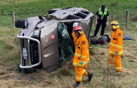 Echipa de securitate a premierului australian Scott Morrison, rănită într-un accident rutier, în timpul campaniei electorale în statul Tasmania