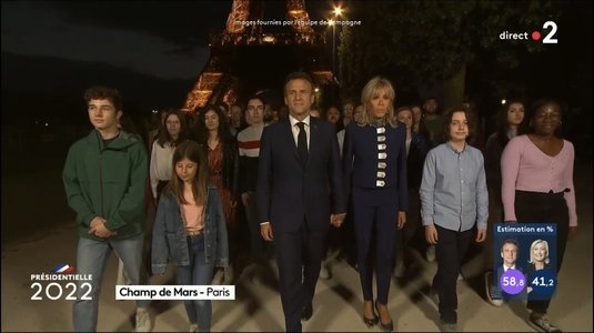 Macron: Ştiu ce vă datorez. Acest vot mă obligă pentru anii care vin - VIDEO