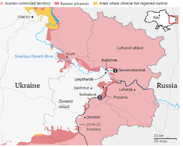 Ucraina - A 94-a zi a invaziei ruse: Rusia plănuieşte o „victorie la scară largă” până în toamnă / Oraşul ucrainean Sievierodonetsk pare să fie aproape complet înconjurat forţele ruse / Peste 4.000 de civili ucişi, inclusiv 216 copii - The Guardian