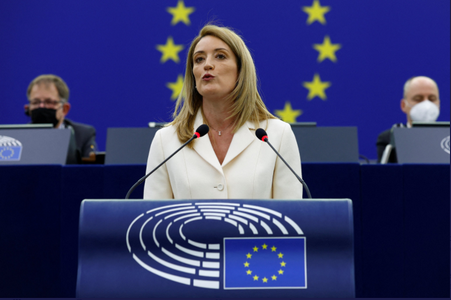 UE ”nu îşi poate permite” să nu se ajungă la un acord cu privire la noua rundă de sancţiuni propusă de blocul comunitar împotriva Rusiei, afirmă preşedinta Parlamentului European, Roberta Metsola