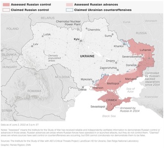 Ruşii îşi consolidează forţele pentru un nou atac asupra oraşului Sloviansk, afirmă Statul Major al armatei ucrainene
