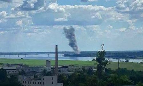 Podul Antonivskii din regiunea Herson, cu o mare importanţă strategică, distrus de obuzele ucrainene - VIDEO