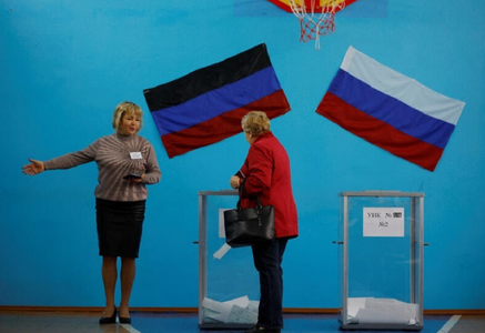Ultima zi a ”referendumurilor” ruse de anexare a regiunilor separatiste Doneţk şi Lugansk şi ocupate Herson şi Zaporijjea în Ucraina