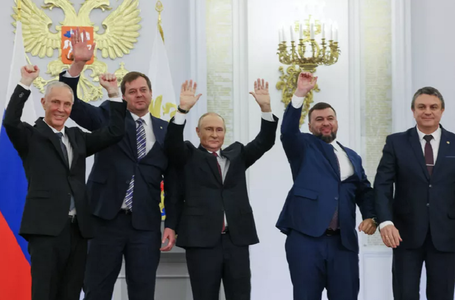 Vladimir Putin nu prevede ”pentru moment” să viziteze regiunile ucrainene pe care le-a anexat, anunţă Kremlinul