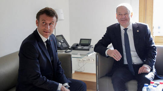 Franţa şi Germania, ”foarte apropiate” după o reuniune Macron-Scholz la Paris şi dezmint  tensiuni în urma acestei întâlniri