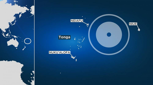 Cutremur de magnitudinea 7,1 în mare, în largul arhipelagului Tonga, urmat de o alertă de tsunami