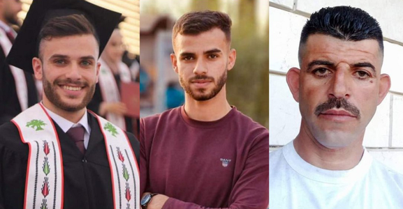 Trei palestinieni, inclusiv doi fraţi, ucişi prin împuşcare de către militari israelieni, în Cisiordania 