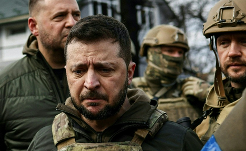 Zelenski îi salută pe militarii ucraineni ”din tot sufletul”, de Ziua Armatei, într-o vizită la Sloviansk, în Donbas