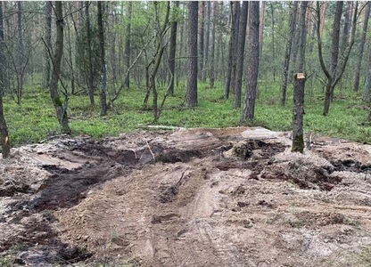 UPDATE - Polonezii au descoperit într-o pădure rămăşiţele unui obiect militar neidentificat. Zona se află la sute de kilometri depărtare de graniţele Poloniei cu Ucraina, Belarus şi Kaliningrad