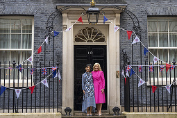 Jill Biden a fost primită de soţia premierului britanic şi a vizitat Londra înainte de încoronarea Regelui Charles - VIDEO, FOTO
