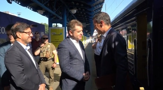 Pedro Sanchez, la Kiev, pentru a reitera sprijinul Uniunii Europene - VIDEO 