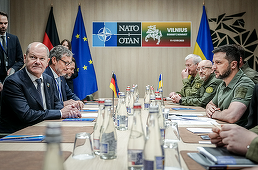 Zelenski aşteaptă ”veşti bune” de la Olaf Scholz, cu care se întâlneşte în marja summitului NATO de la Vilnius