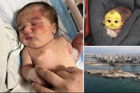 Miracol în Liban: Un bebeluş abandonat într-o pungă de gunoi a fost găsit în gura unui câine fără stăpân
