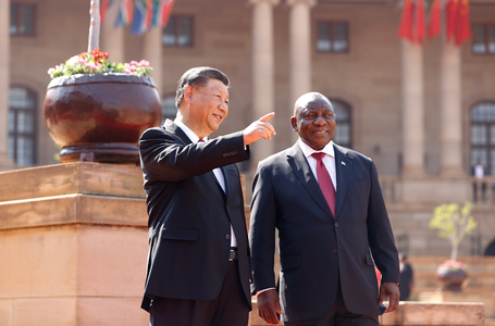 Xi Jinping salută ”un nou punct de plecare istoric” în relaţiile Chinei cu Africa de Sud, într-o întâlnire cu Cyril Ramaphosa, la Pretoria, în marja summitului BRICS
