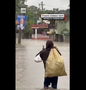 Furtuna Franklin - Un mort şi 500 de case avariate în Republica Dominicană
