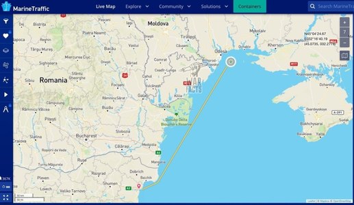 Încă o navă a plecat din Odesa prin coridorul temporar pe Marea Neagră