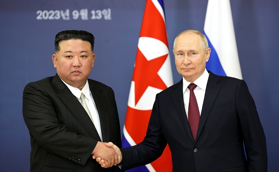 Ce cadouri şi-au făcut Putin şi Kim Jong Un