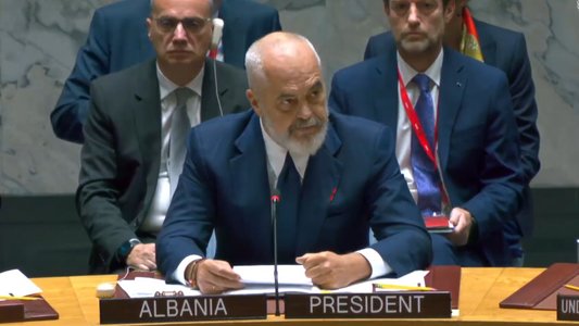 Schimb tăios de replici între ambasadorul rus şi premierul Albaniei la sesiunea Consiliului de Securitate al ONU