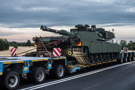 Tancurile americane de tip Abrams au sosit ”deja” în Ucraina, anunţă Zelenski