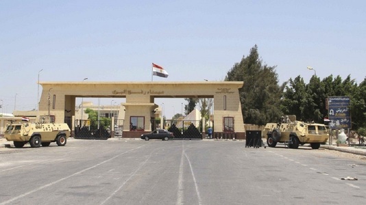 NBC News: Punctul de trecere a frontierei Rafah, dintre Egipt şi Gaza, se va deschide la ora 09:00