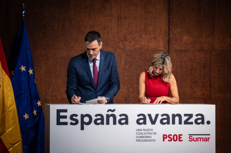 Pedro Sanchez se pregăteşte să rămână la putere în urma unui acord cu extrema stângă în vederea formării unui ”Guvern progresist”