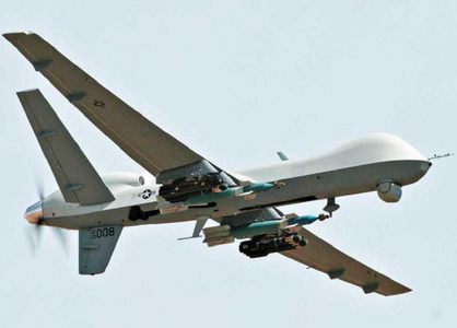 O dronă americană MQ-9 a fost doborâtă de rebelii Houthi din Yemen 
