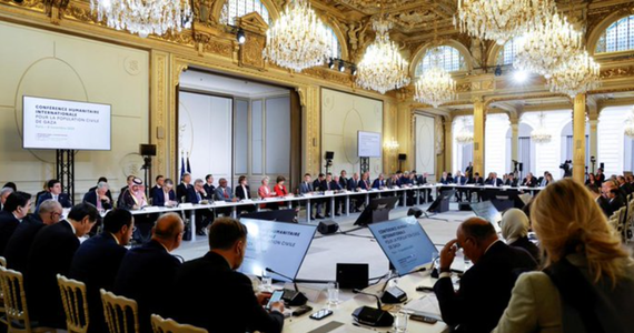Angajamente asumate la Conferinţa Umanitară de la Paris privind Fâşia Gaza depăşesc un miliar de euro, anunţă Palatul Elysée