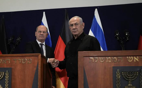 Scholz li se opune lui Macron şi Erdogan şi pledează împotriva unui armistiţiu în Războiul din Fâşia Gaza