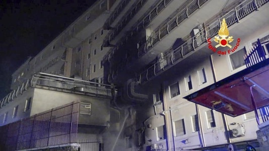 Trei morţi într-un incendiu la un spital din apropierea Romei, produs noaptea trecută